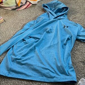 Under Armour Light Blue Pullover Hoodie